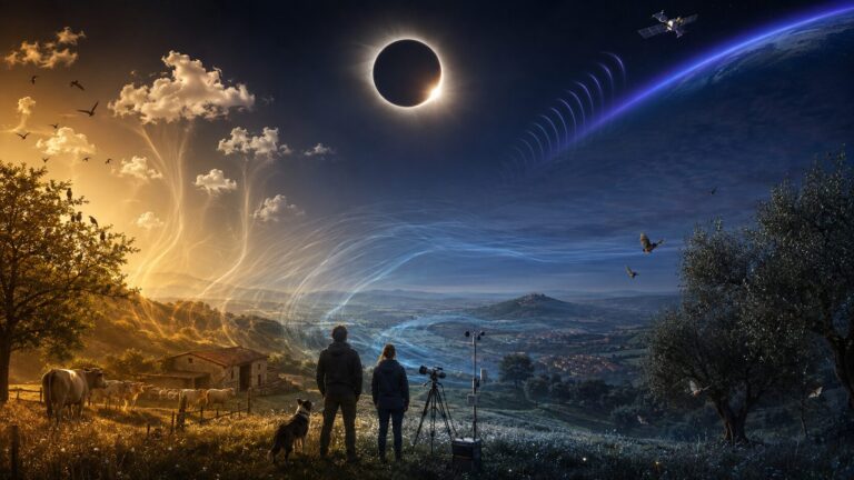 eclissi solare meteo animali vento