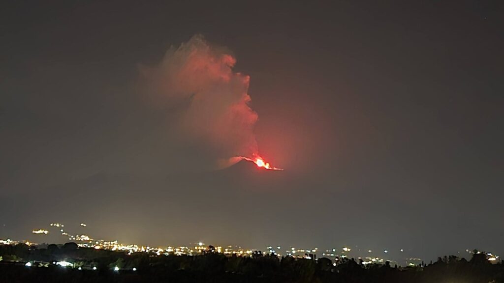 eruzione etna 6 agosto 2026