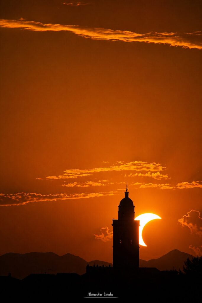 foto eclissi casula sardegna