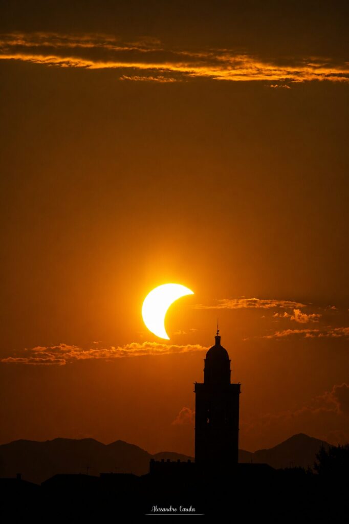 foto eclissi casula sardegna