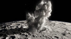 impatto luna oggi razzo spacex