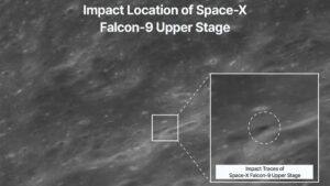 impatto razzo spacex luna