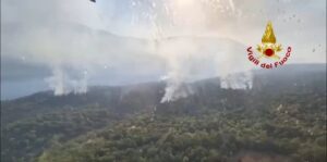 incendi abruzzo monte morrone