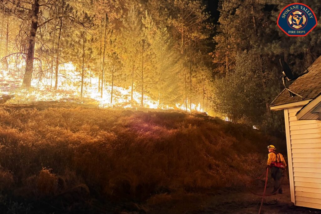 incendi spokane washington usa