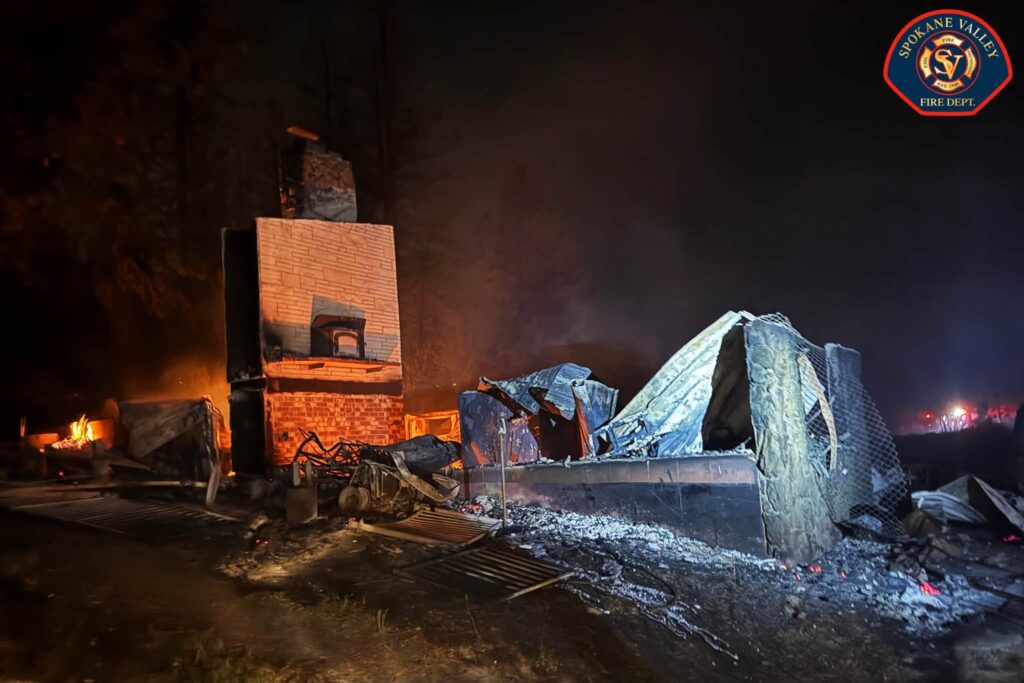 incendi spokane washington usa