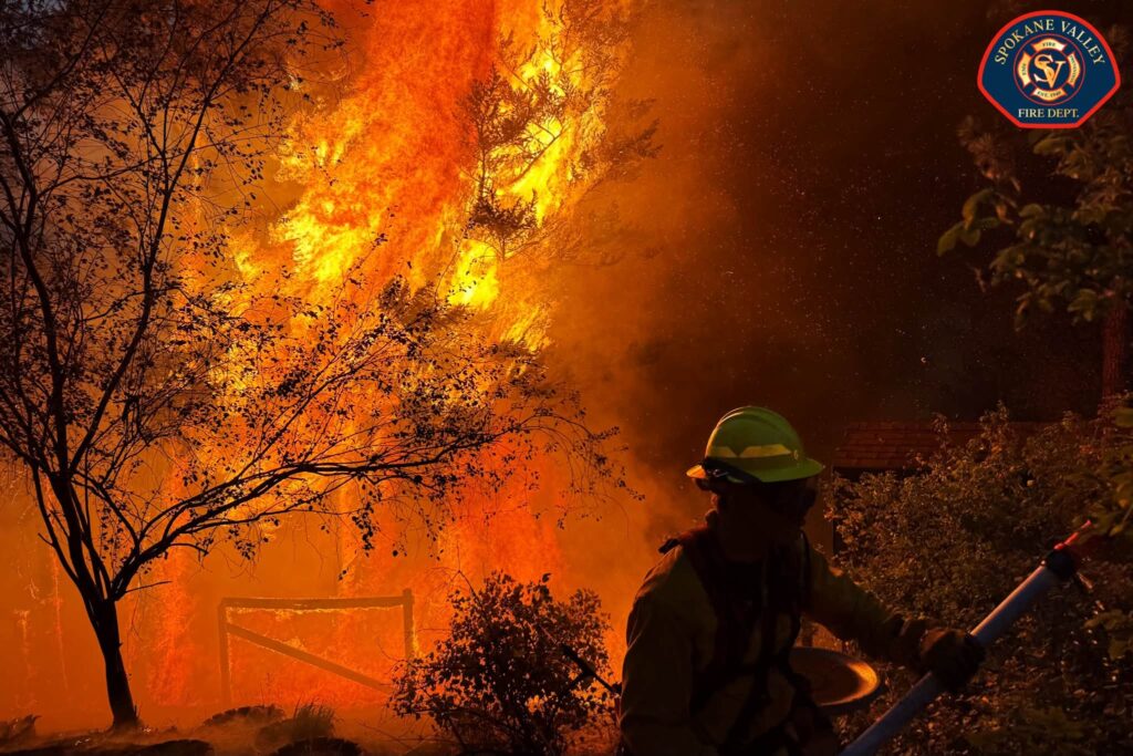 incendi spokane washington usa