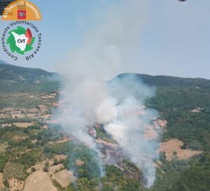 incendio castell'azzara toscana