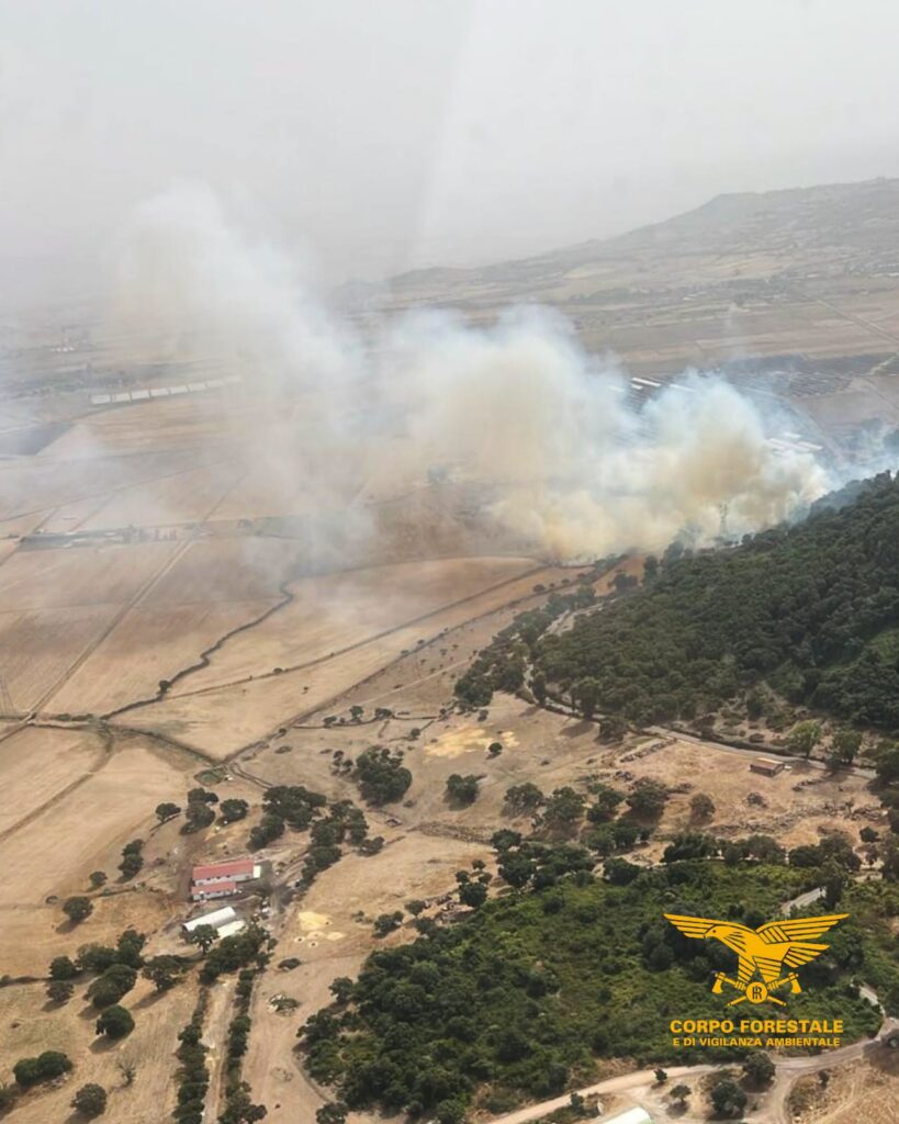 incendio giave sardegna