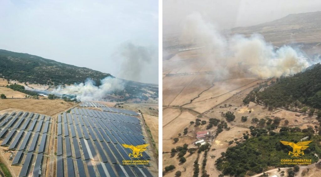 incendio giave sardegna