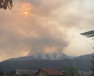 incendio monte barone piemonte