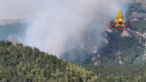 incendio monte morrone abruzzo