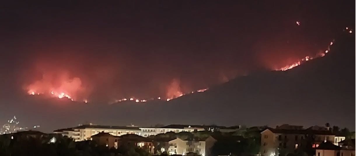 incendio monte morrone abruzzo