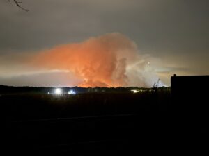 incendio paesi bassi oostrum
