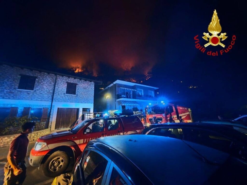 incendio tignale