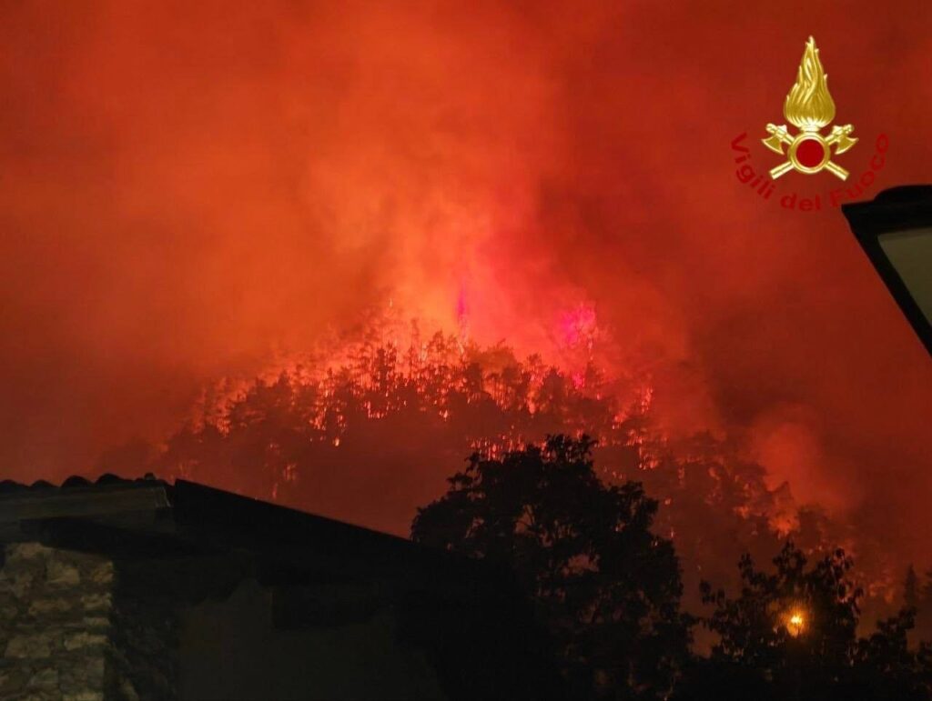 incendio tignale