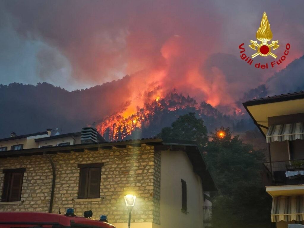incendio tignale