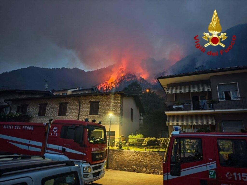 incendio tignale