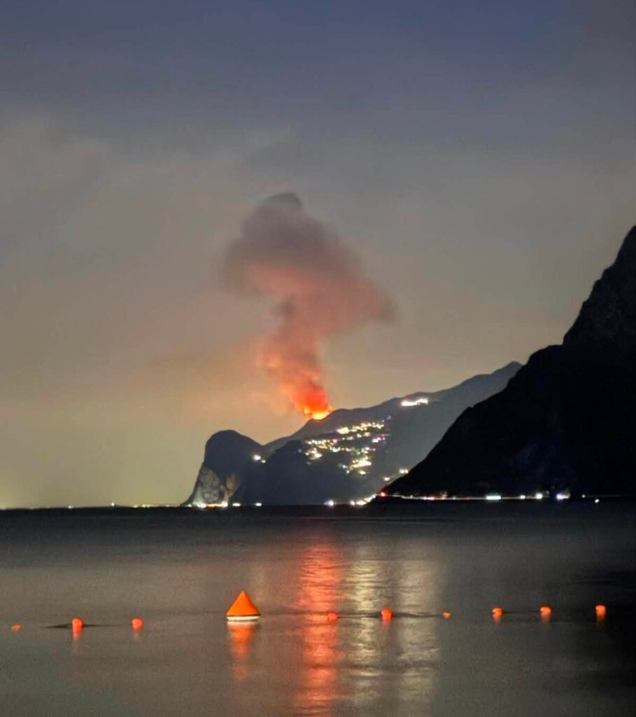 incendio tignale brescia