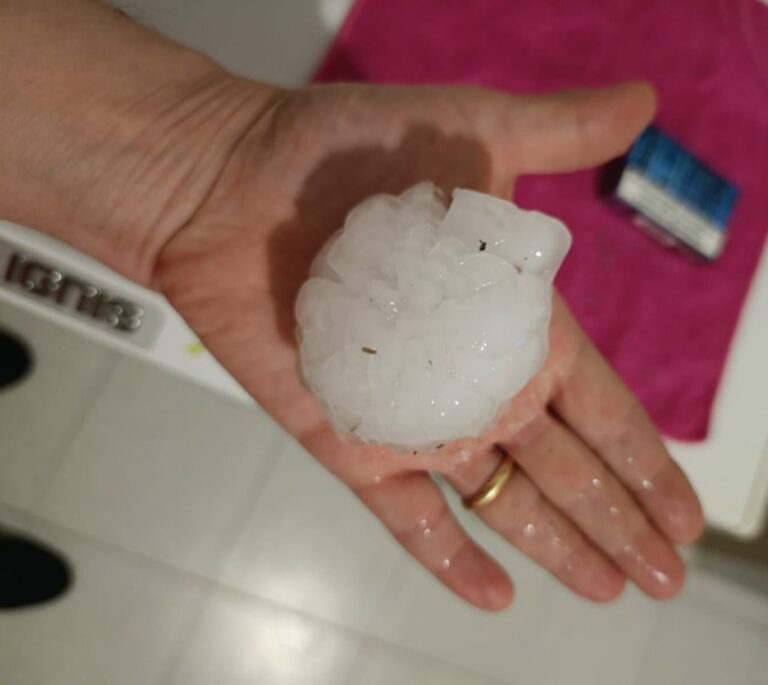 maltempo grandine Quistello lombardia