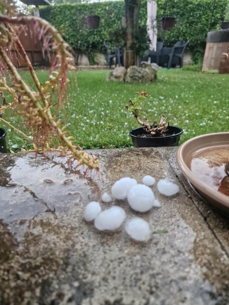 maltempo grandine avellino campania