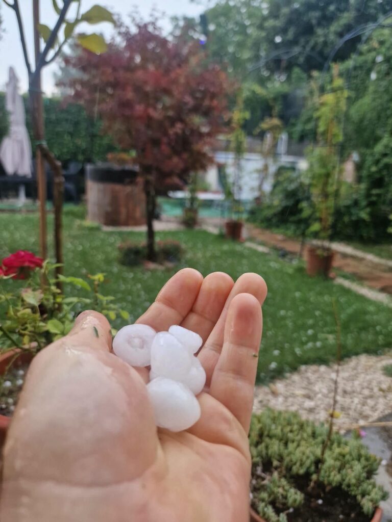 maltempo grandine avellino campania
