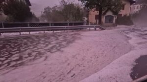 maltempo grandine bressanone alto adige