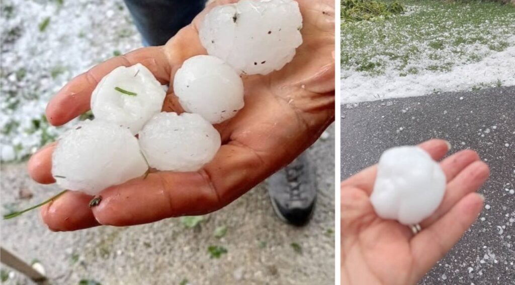 maltempo grandine trentino