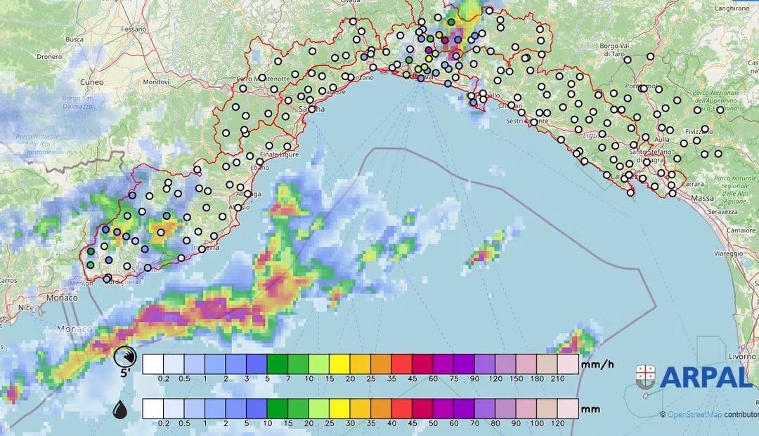maltempo liguria