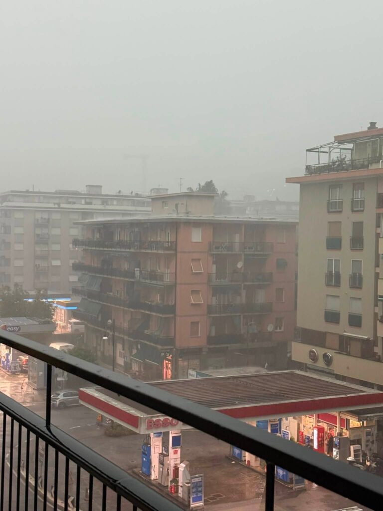 maltempo liguria rapallo genova