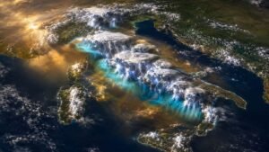 maltempo supercelle italia eclissi solare