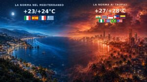 notti tropicali caldo mediterraneo temperature dati