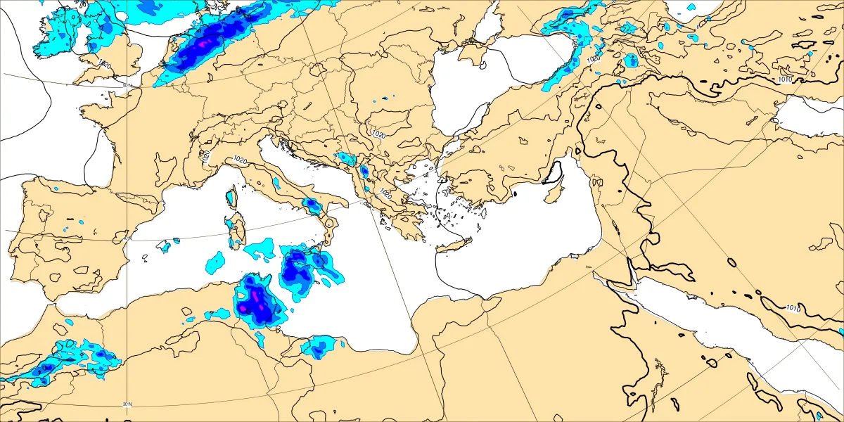 piogge sabato 5 settembre
