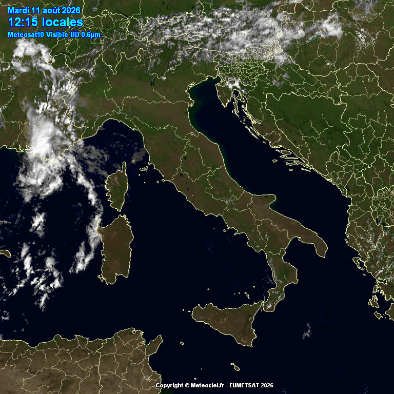 satellite meteo italia 11 agosto 2026