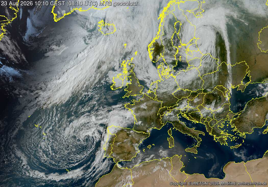 satellite meteo italia 23 agosto 2026