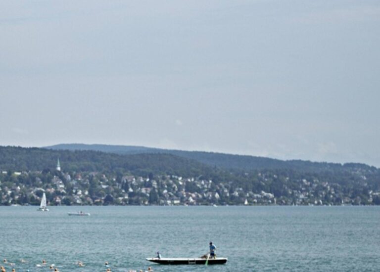 siccità lago zurigo
