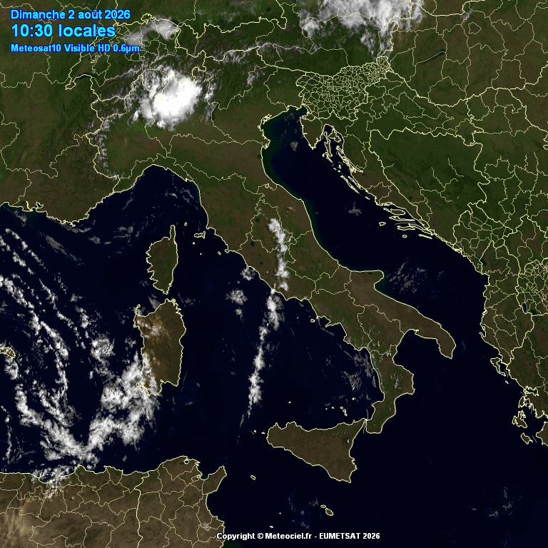 temporali domenica 2 agosto