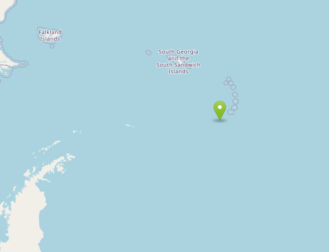 terremoto Georgia del Sud e Isole Sandwich Australi