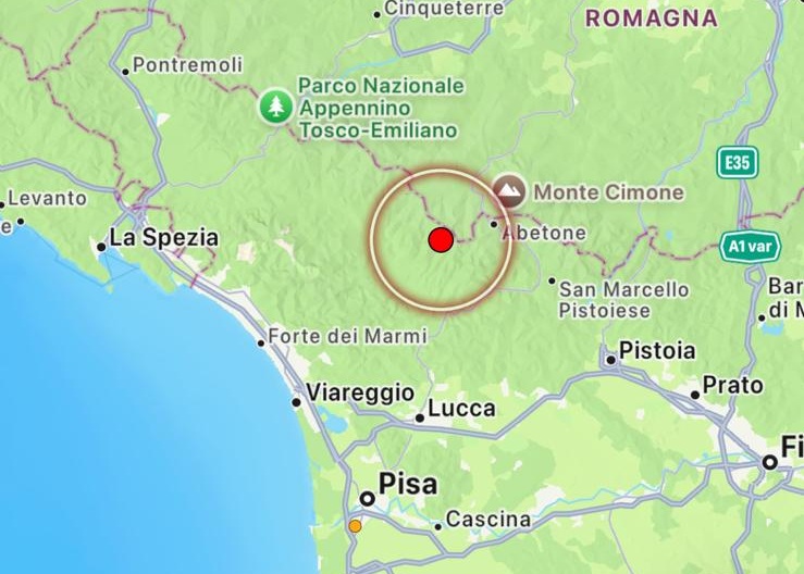 terremoto barga toscana