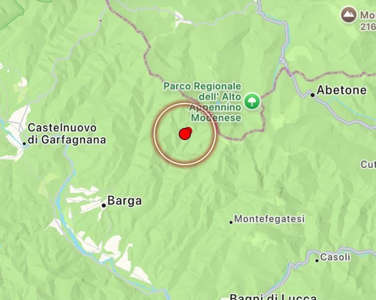 terremoto barga toscana