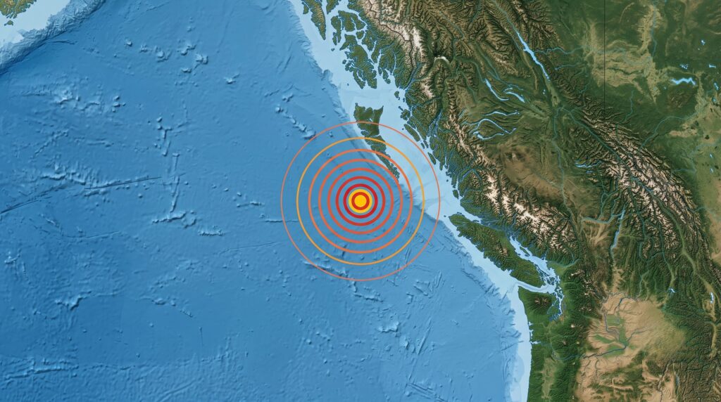 terremoto canada