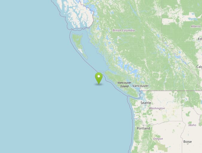 terremoto canada oggi