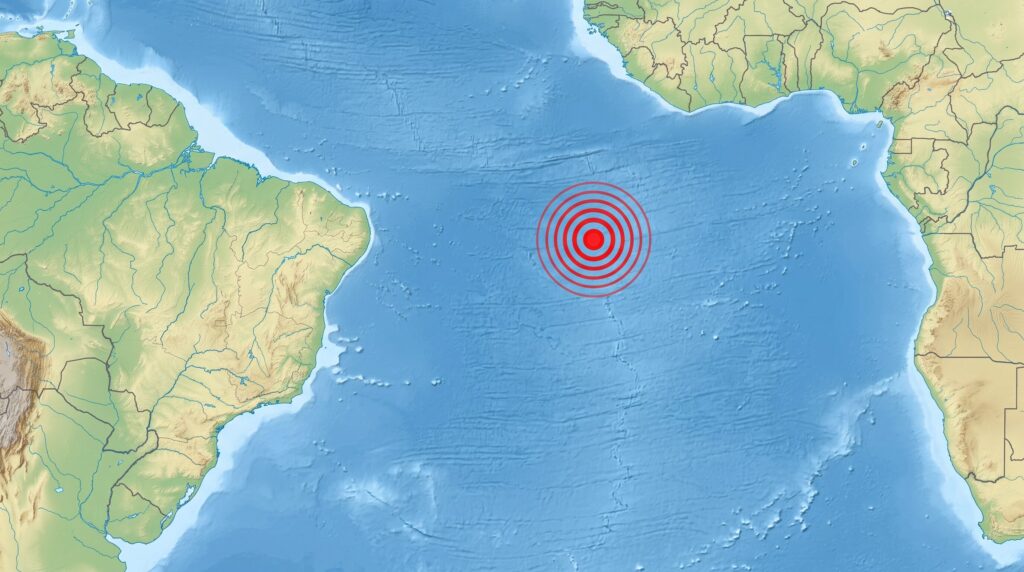 terremoto dorsale medio atlantica isola ascensione