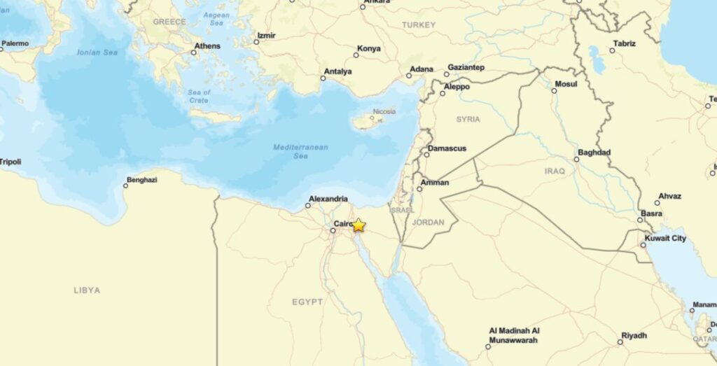terremoto egitto suez