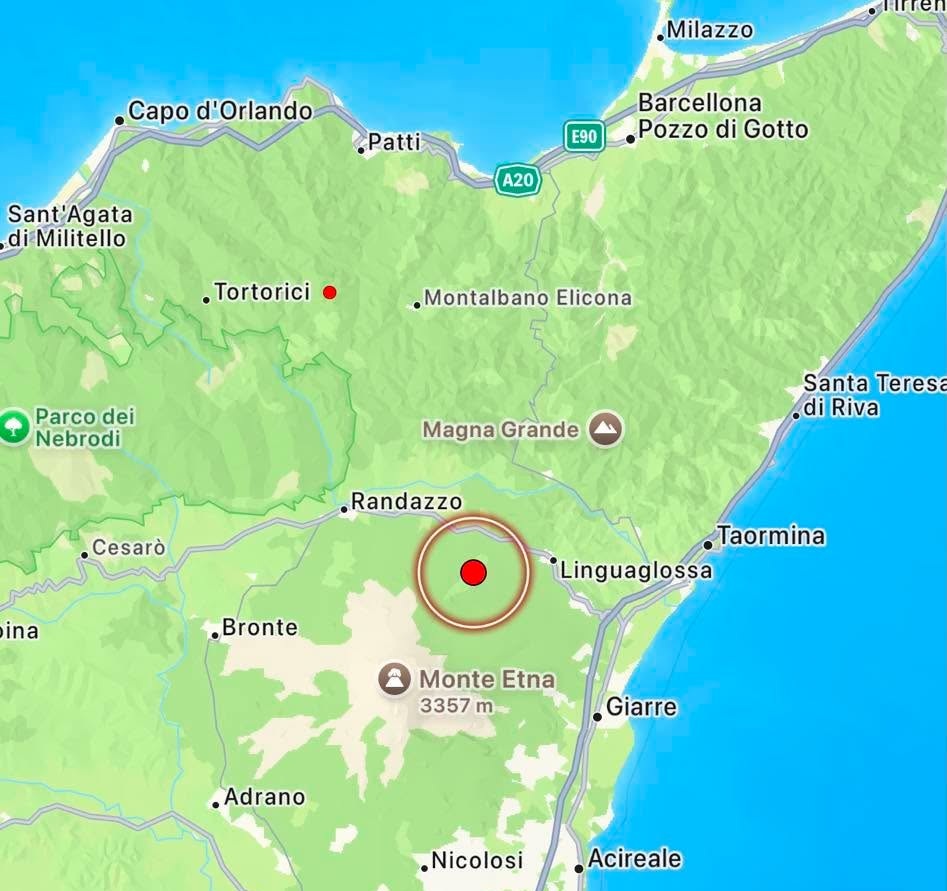 terremoto etna