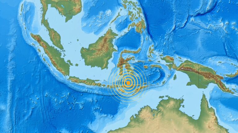 terremoto mare flores indonesia oggi