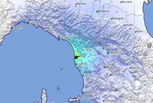 terremoto pisa toscana