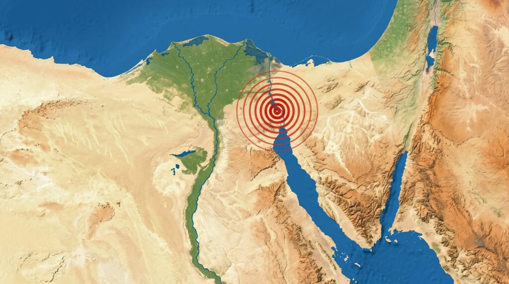 terremoto suez egitto