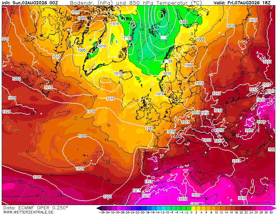 venerdì 7 fine caldo nord