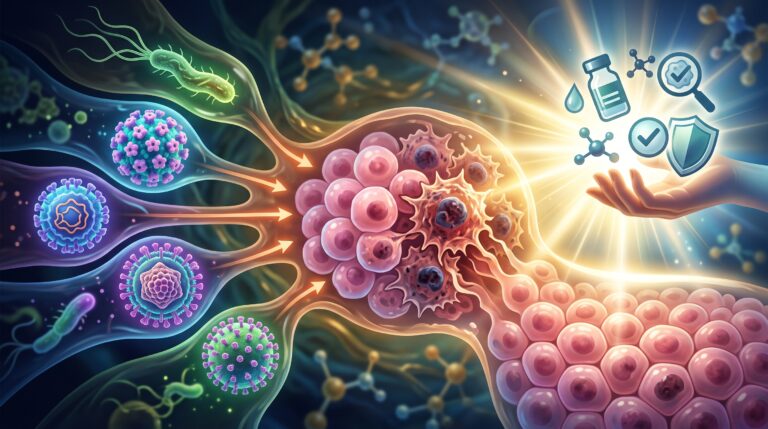 Cancro 5 infezioni comuni causano oltre 2 milioni di casi l'anno