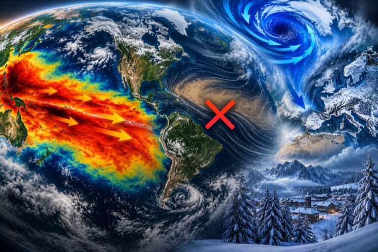 El Niño uragani vortice polare